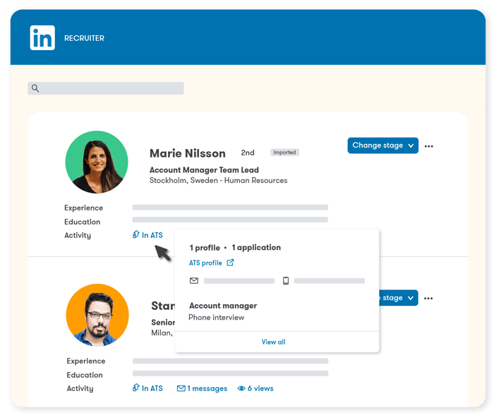 Overview of LinkedIn recruiter