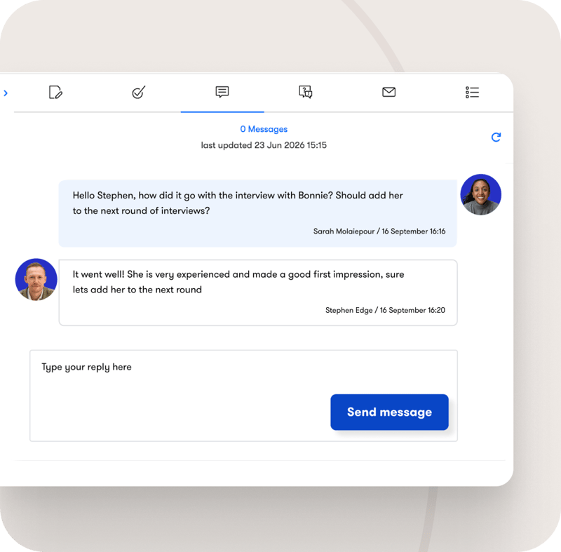 Candidate feedback
