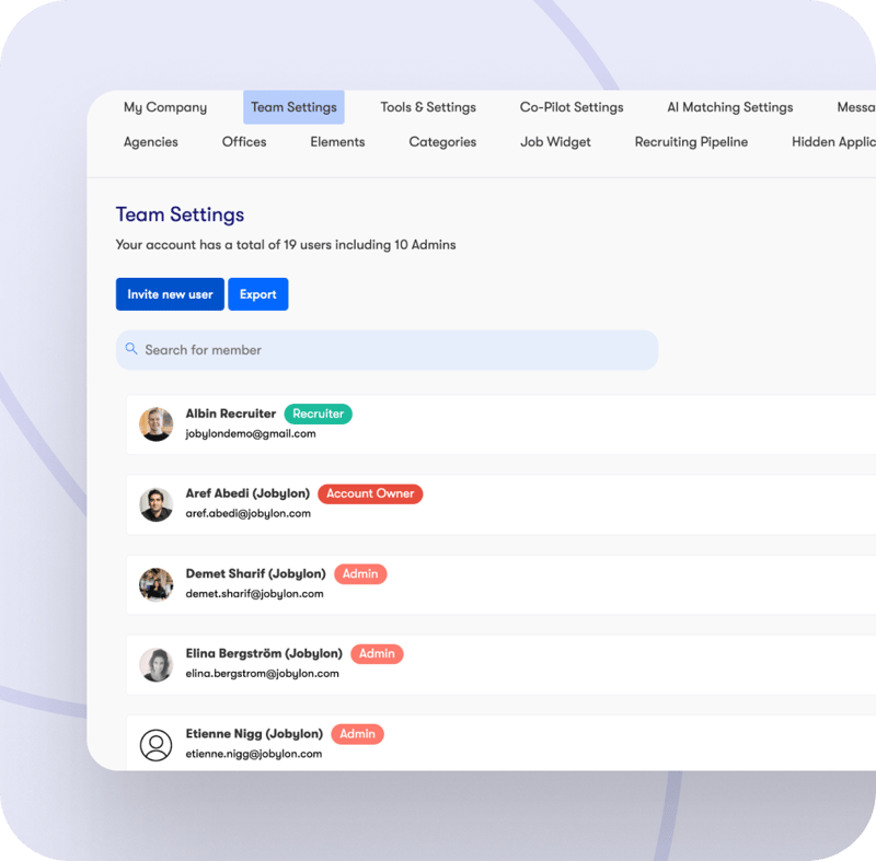Hire collaboratively