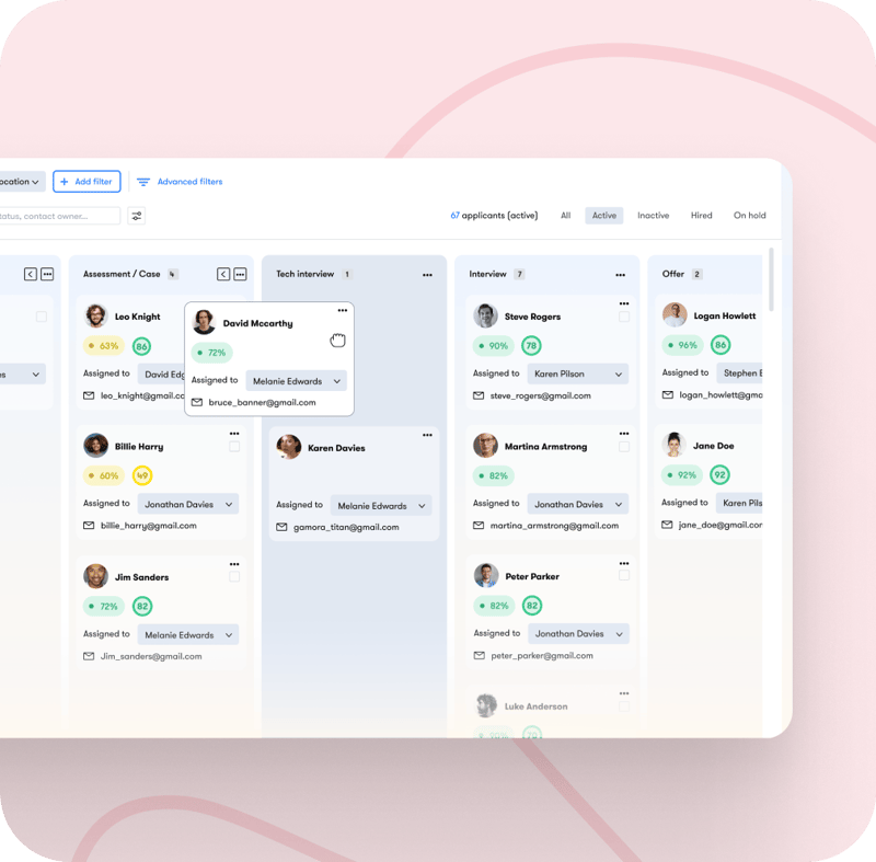 Smooth applicant tracking