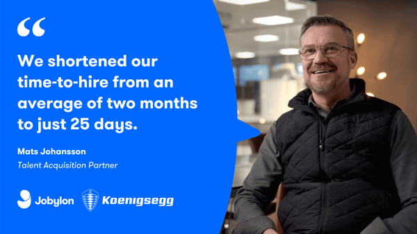 How Koenigsegg reduced their time-to-hire from 60 to 25 days