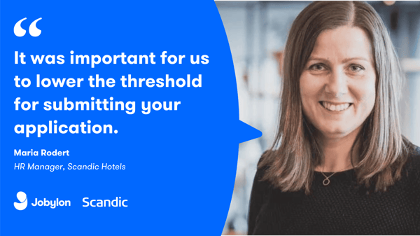 Recruitment at Scandic Hotels: A smoother application process and mobile job applications