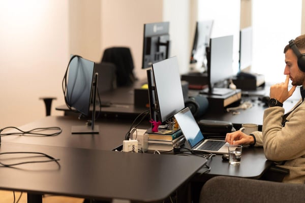 Tech candidate applying for a job